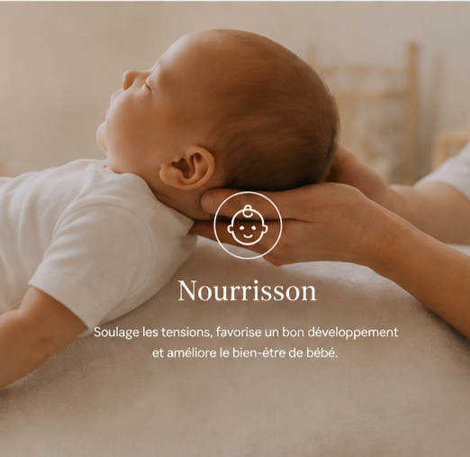 Ostéopathie du nourrisson à Draguignan — techniques douces pour bébé