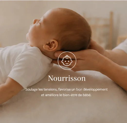 Ostéopathie du nourrisson à Draguignan — techniques douces pour bébé