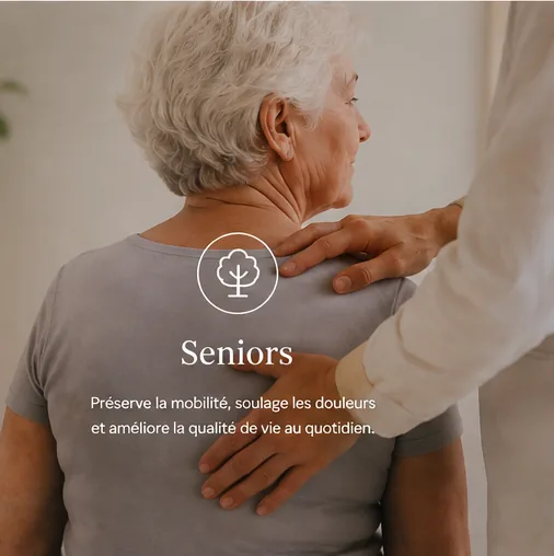 Ostéopathie pour seniors à Draguignan — mobilité et qualité de vie